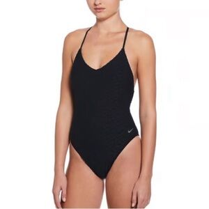 NWT Nike Swoosh Y-Back One-piece Swimsuit